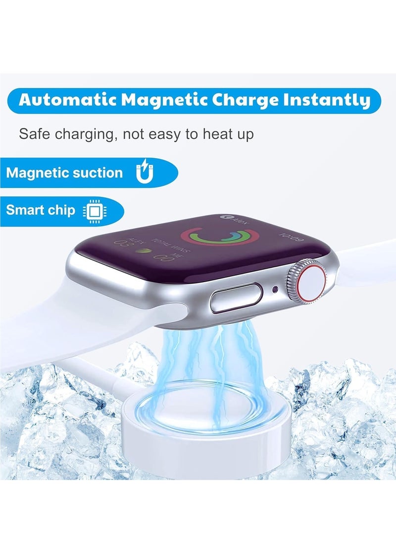 Fast Charging USB C Watch Charger Cord Compatible for Watch, Magnetic Watch Charging Cable Compatible for Watch Series 9/8/7/Ultra/Ultra2/SE2/6/5/4/3/2/1/SE1, 1M  - Image 2
