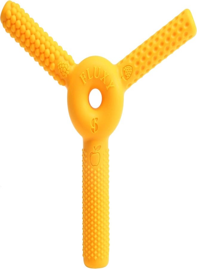 Special Supplies FLUXY Oral Sensory Toys for Kids and Toddlers, Stimulation Motor Therapy Aid with Soft, Flexible Textures, Build Tongue and Mouth Strength, Relieve Stress and Fidgeting (Yellow/Soft) - Image 1