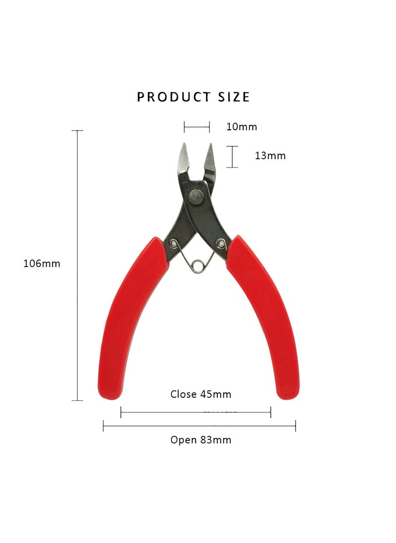 Agc - AGC Pliers Cable Side Cutting Nippers Wire Cable Cutter Flush Cutter Mini Electronic Pliers Diagonal Cutting - Image 1