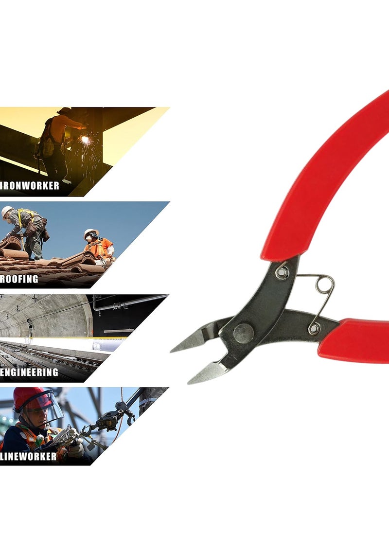 Agc - AGC Pliers Cable Side Cutting Nippers Wire Cable Cutter Flush Cutter Mini Electronic Pliers Diagonal Cutting - Image 1