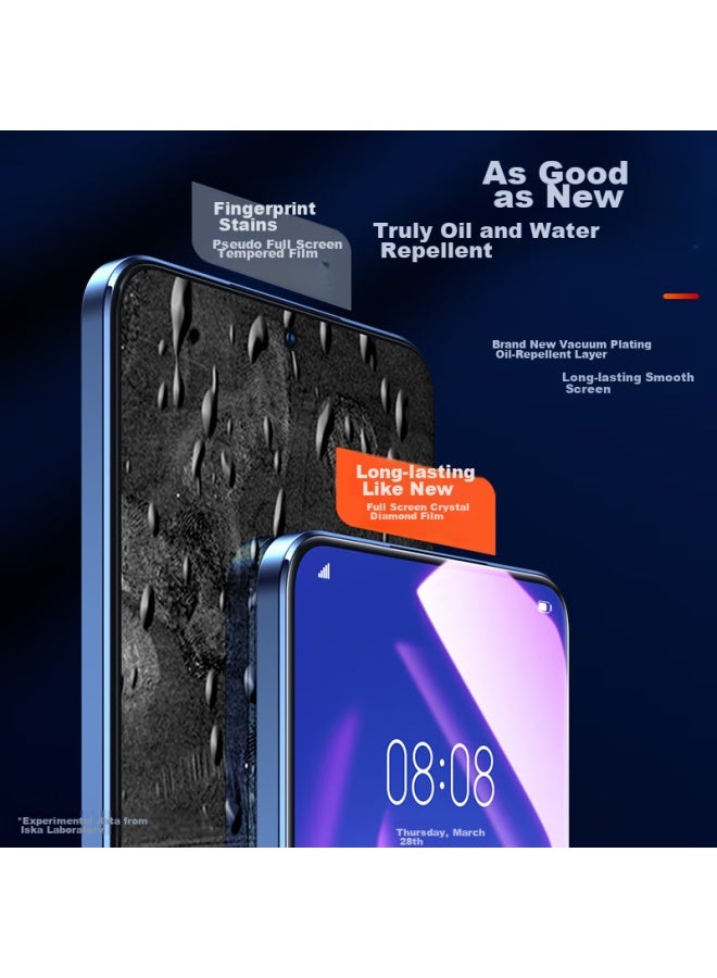 ISKA Yisika Tempered Glass Screen Protector For Honor 90gt, Huawei Nova 13/12/12 Vitality Edition/nova 11 Phone Screen Film, Full Coverage Anti-fingerprint Glass Protection Jm689 - Image 3