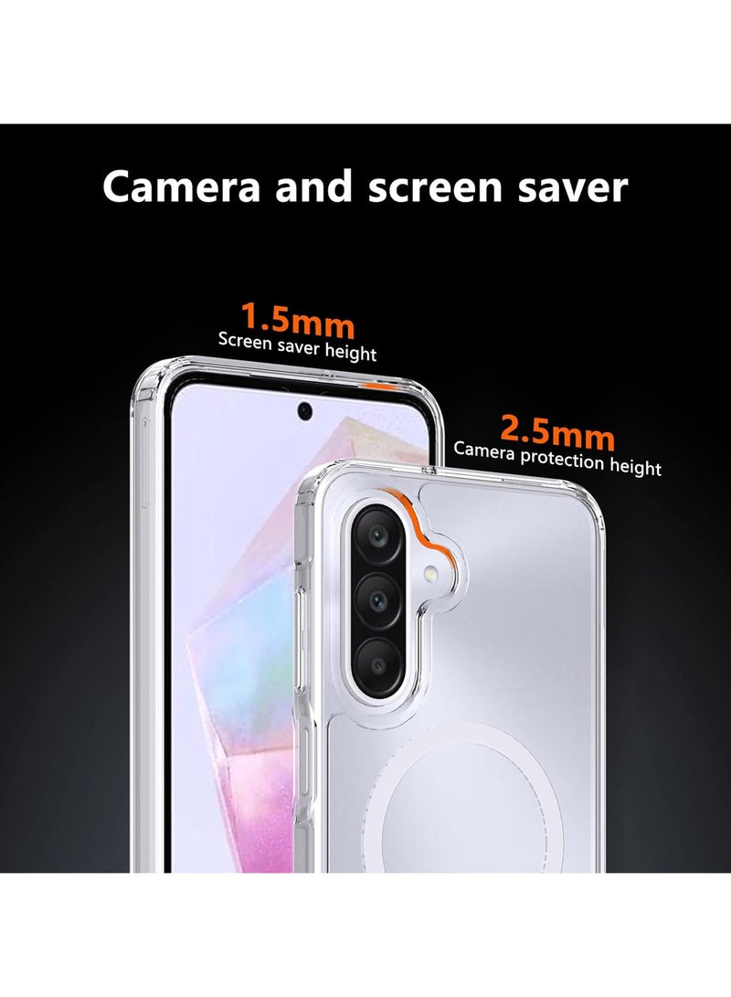 Case for Samsung Galaxy A36 / Galaxy A56 Magnetic Hybrid Clear Case Compatible with Samsung Galaxy A56 / Galaxy A36 Compatible with MagSafe, PC with TPU Hybrid Technology for Galaxy A56 / A36 - Image 5
