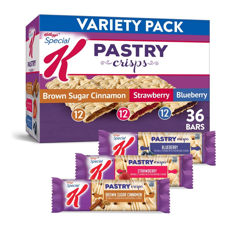 Special K Variety Pack, Brown Sugar Cinnamon/Strawberry/Blueberry Crisps, 36 ct - Image 1
