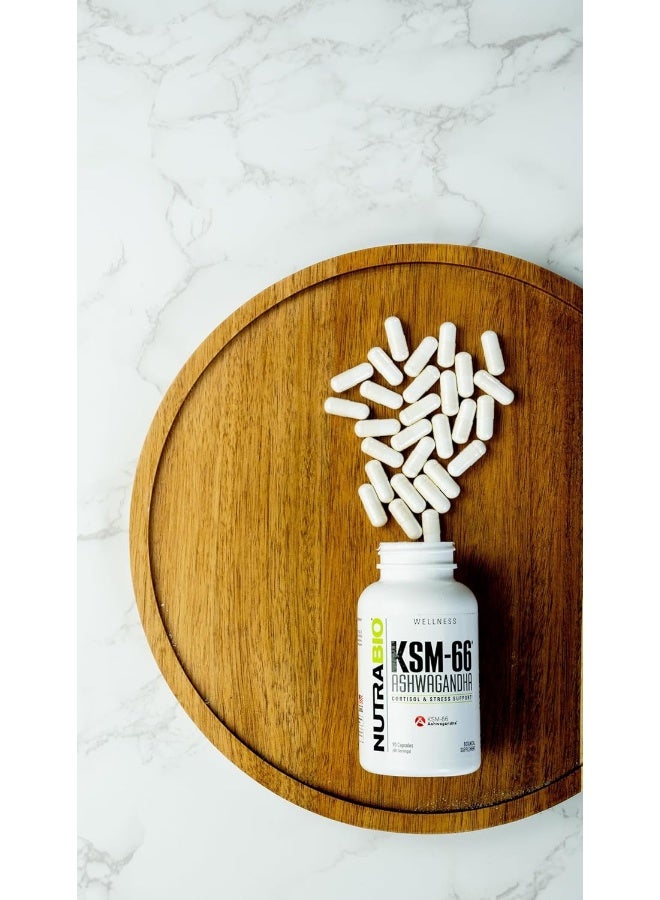 NutraBio Labs Ashwagandha Ksm-66, 600Mg, 90 V-Caps - Image 4