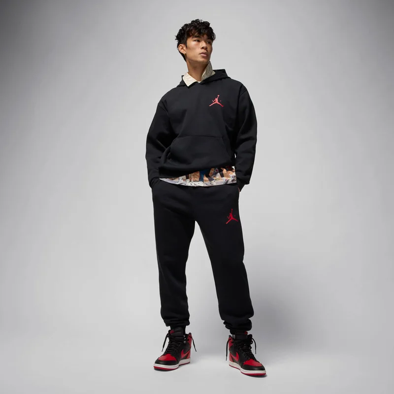 Jordan Black Men's Jumpman Fleece Hoodie for Men | Best Price UAE