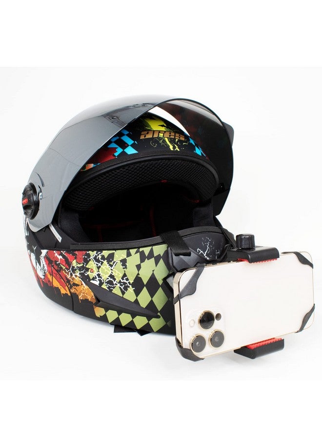 Action Pro Pro Helmet Chin Mount Strap Set Compatible With Gopro-12/11/10/9/8/7/6/5/4/Sjcam/Dji Osmo/Insta-360 All Action Cameras And Smartphones - Image 1