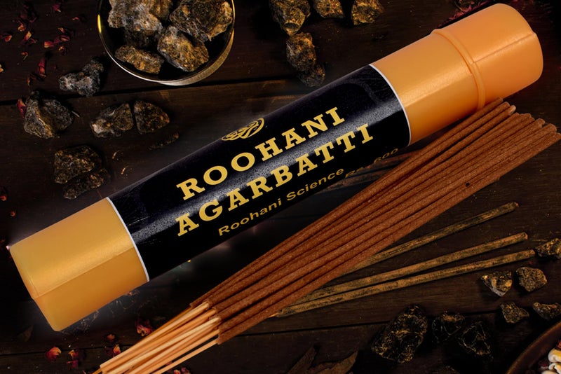 Roohani Science Incense Sticks Containing Bakoor Aroma for Meditation, Relaxation and Aromatherapy. - Image 2