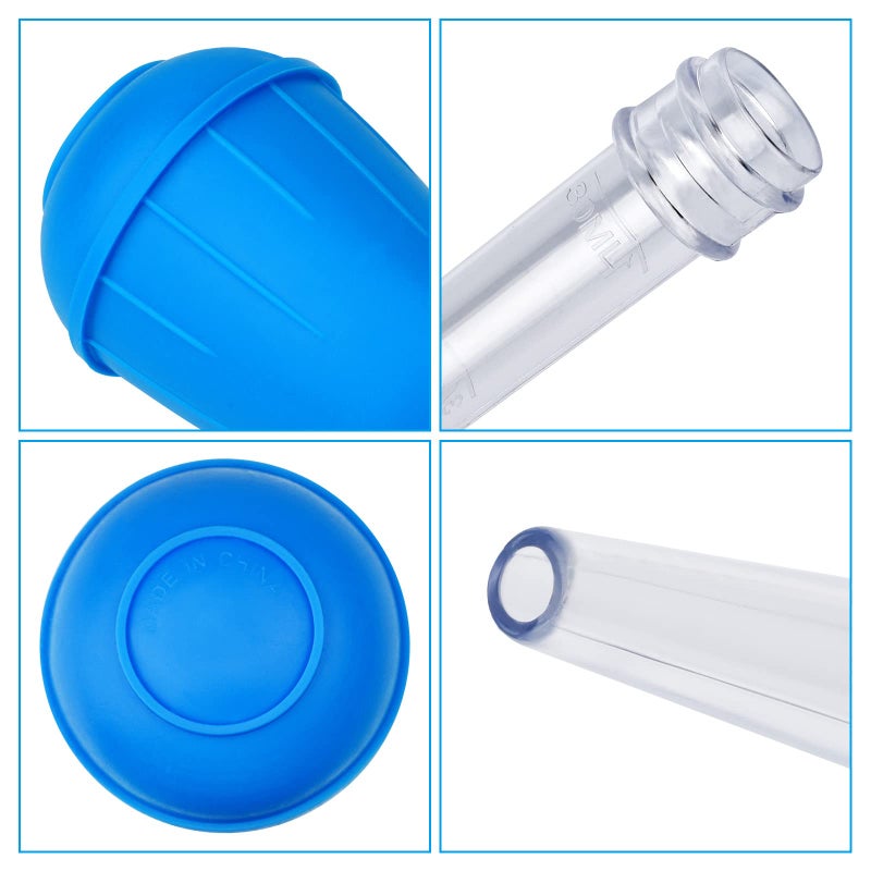 WEAVERBIRD Manual Fish Tank Water Changer Aquarium Dropper, 30ml Aquarium Clean Pipette Dropper, Fish Tank Cleaning Waste Remover, Aquarium Gravel Cleaning Straw, Blue - Image 3