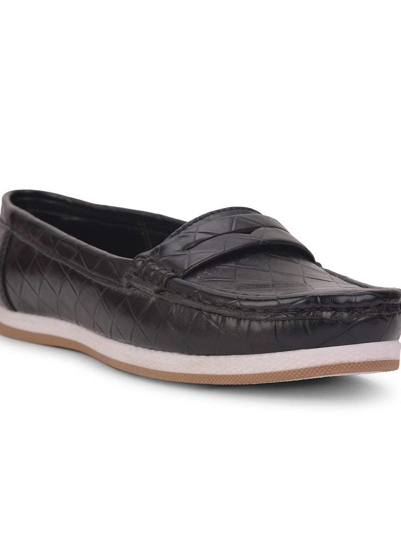 Bata Women's Eliza E 24 Loafer's Black - 7 UK (5516591) - Image 5