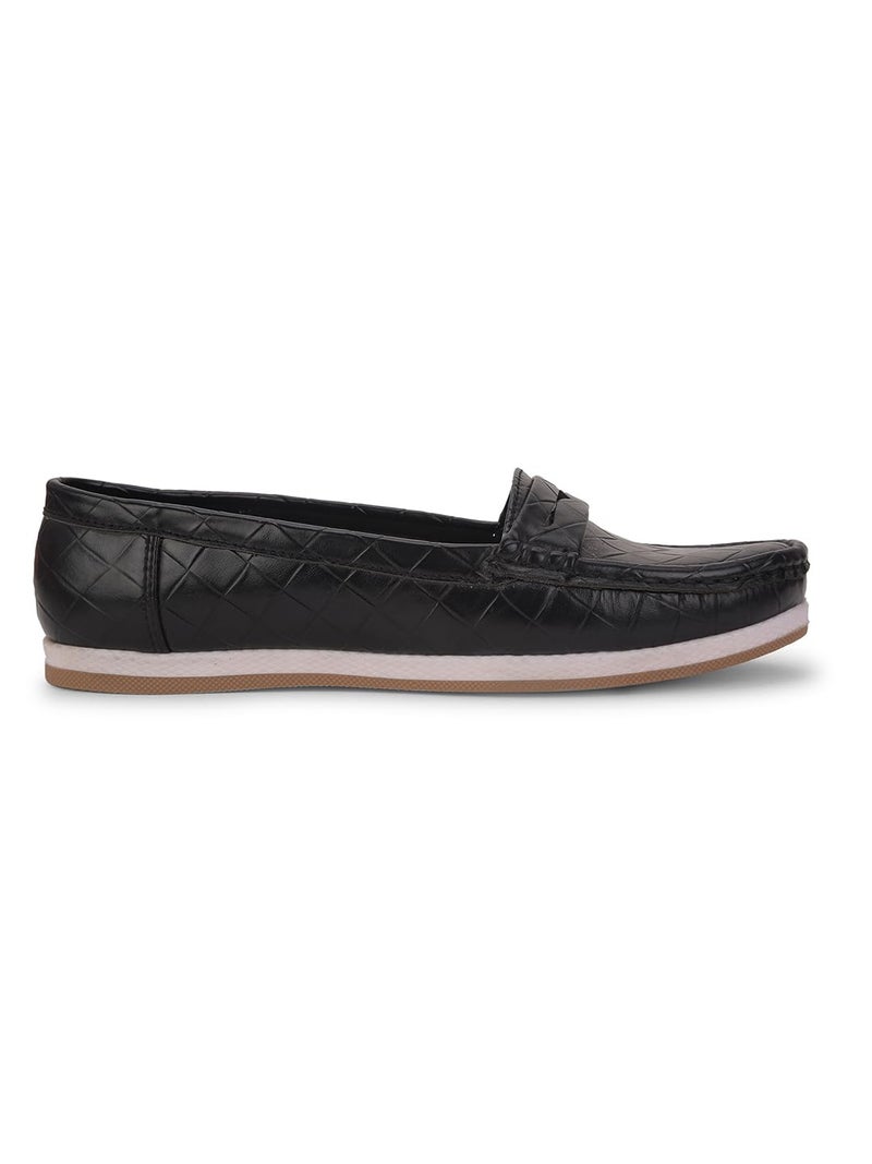 Bata Women's Eliza E 24 Loafer's Black - 7 UK (5516591) - Image 2