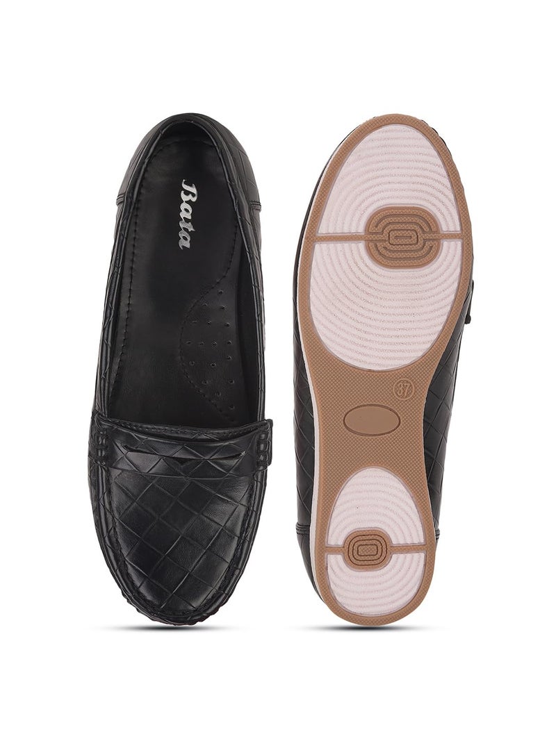 Bata Women's Eliza E 24 Loafer's Black - 7 UK (5516591) - Image 4