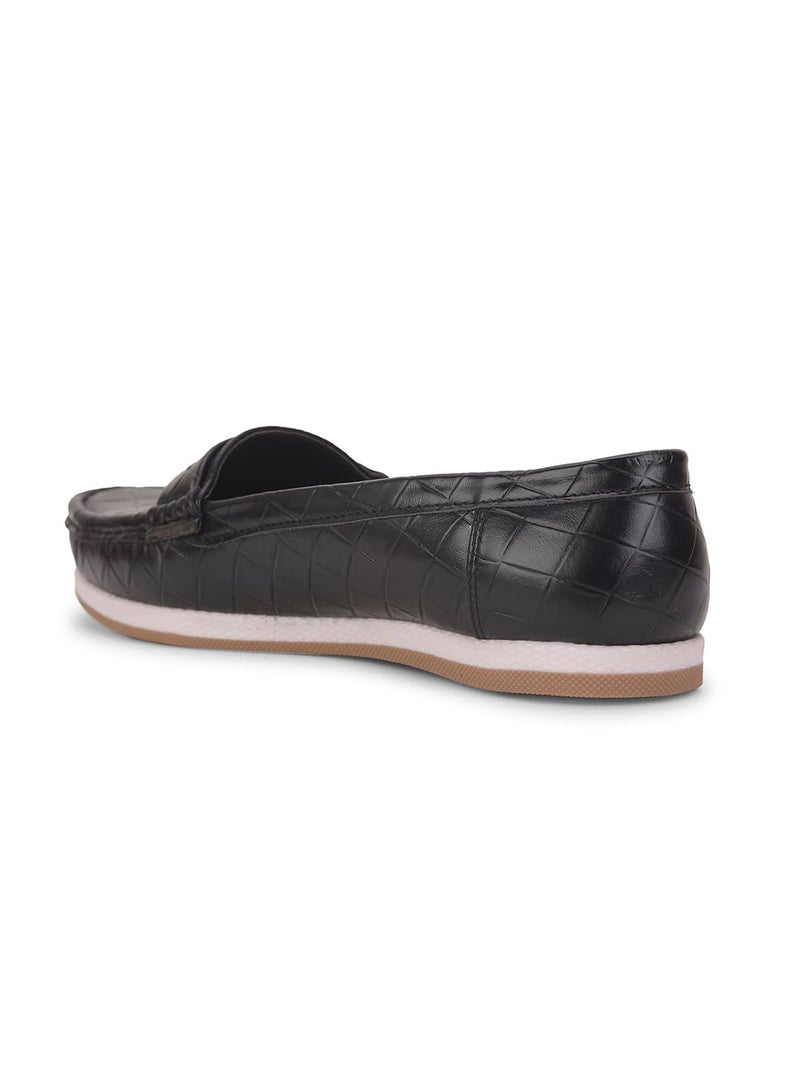 Bata Women's Eliza E 24 Loafer's Black - 7 UK (5516591) - Image 3