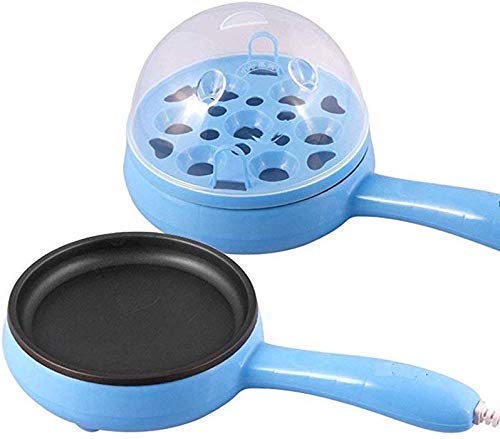 Mishrit Mishrit 2 in 1 Electric Egg Boiling Steamer Egg Frying Pan Egg Boiler Electric Automatic off with Egg Boiler Machine NonStick Electric Egg Frying Pan  - Image 2