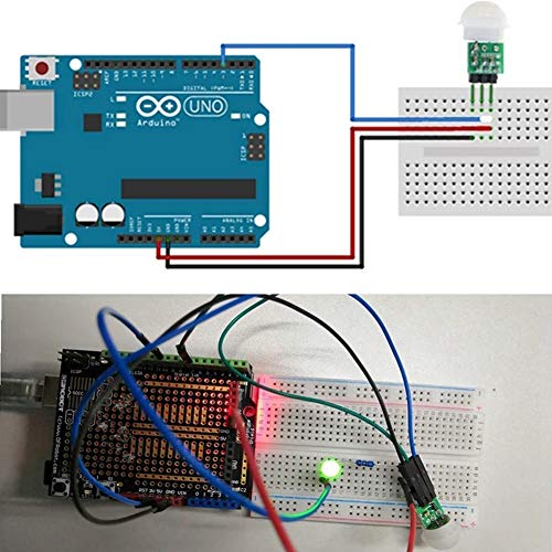 Onyehn PIR Motion Sensor Modules, Mini Pyroelectric Human Motion IR Sensor Detector(6 Pack) - Image 2