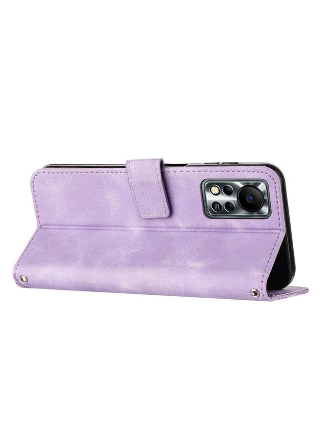 S-TOP Case For Infinix Hot 11s NFC Dream Triangle Leather Phone Case with Lanyard - Image 4