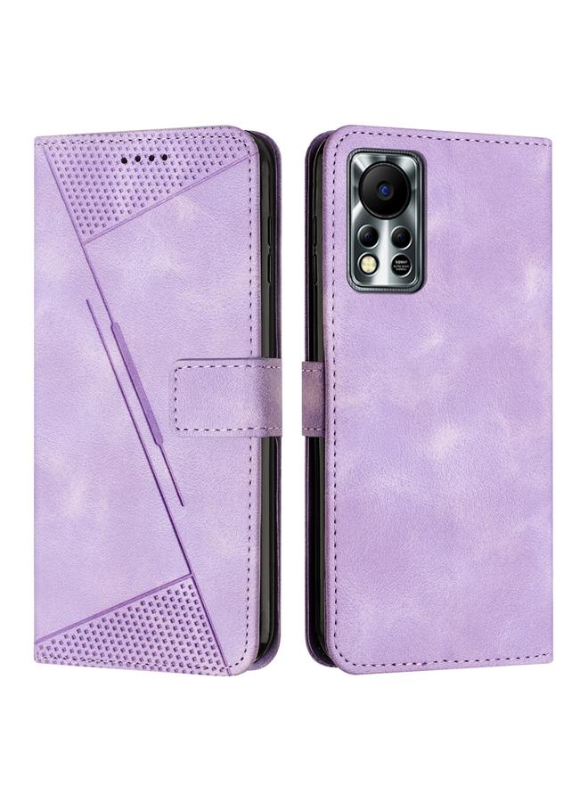 S-TOP Case For Infinix Hot 11s NFC Dream Triangle Leather Phone Case with Lanyard - Image 1