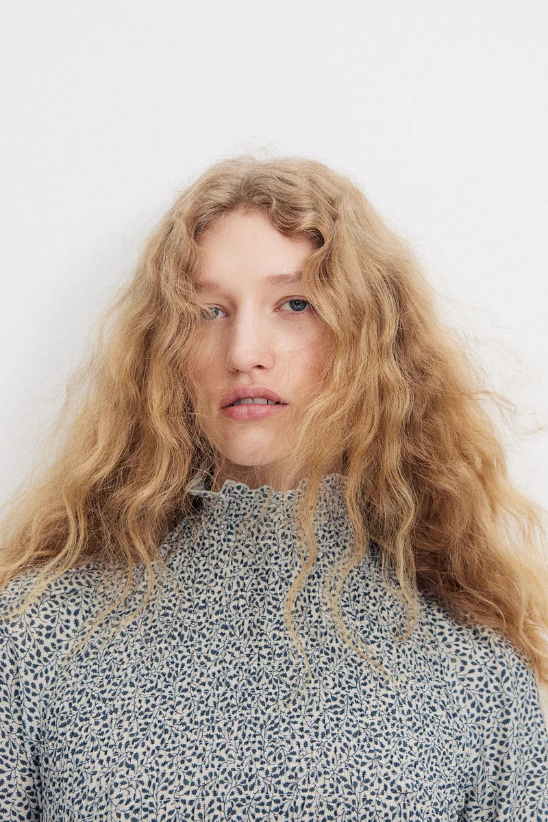 اتش اند ام بلوزة سموكد