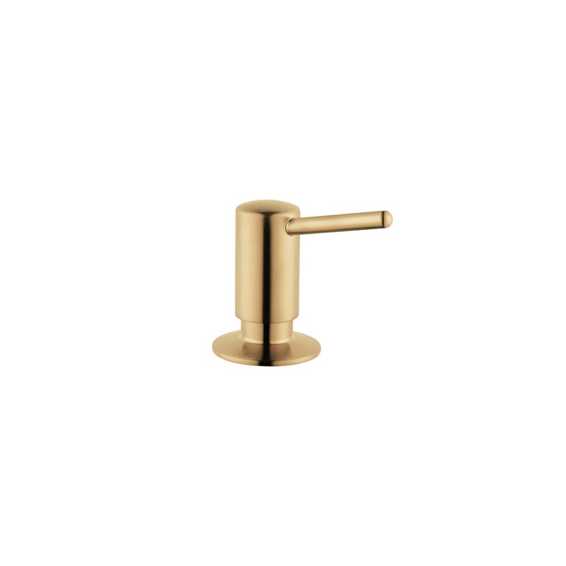 hansgrohe Bath and Kitchen Sink Soap Dispenser Contemporary Modern in Brushed Gold Optic 04539250