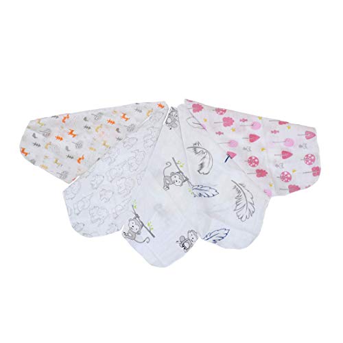 Billy Bum Organic Cotton Muslin Reusable Extra Soft Washcloth for Babies Organic Combo - Pack of 10 - Image 5