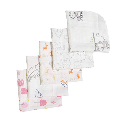 Billy Bum Organic Cotton Muslin Reusable Extra Soft Washcloth for Babies Organic Combo - Pack of 10 - Image 3