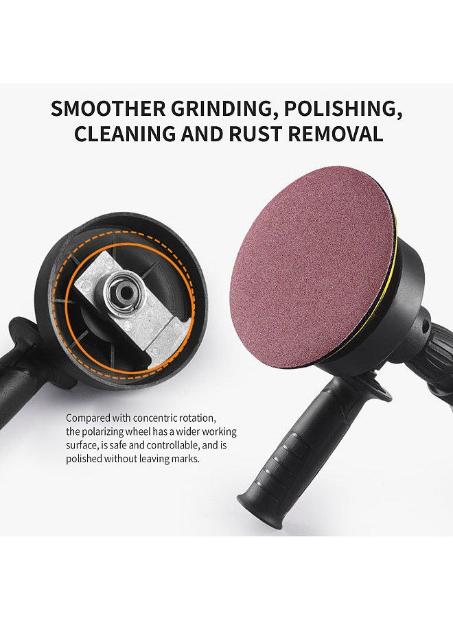 Mutifuctional Car Polishing head,DA Polishing machine conversion head with Foam/Wool Pads,Car Polisher Kit  for Waxing,Polishing