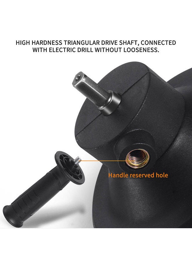 Mutifuctional Car Polishing head,DA Polishing machine conversion head with Foam/Wool Pads,Car Polisher Kit  for Waxing,Polishing