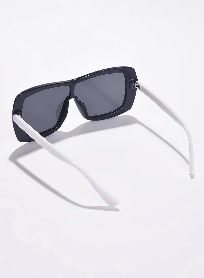 صوص هاوت نظارة شمسية سوداء كبيرة بعدسات سوداء