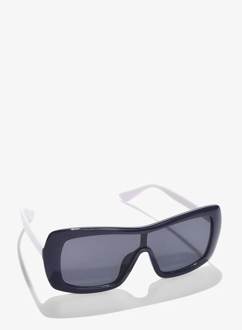 Haute Sauce Black Lens Black Oversized Sunglasses