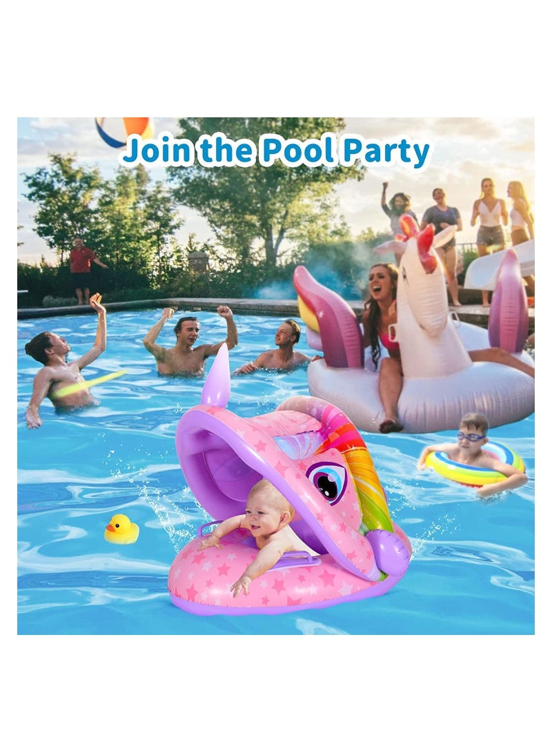 GGEROU Baby Swimming Ring Inflatable,Kids Toddler Infant Swimming Float Pool Floaties Pool Ring with Seat for 1-6 Year Old Baby - Image 5