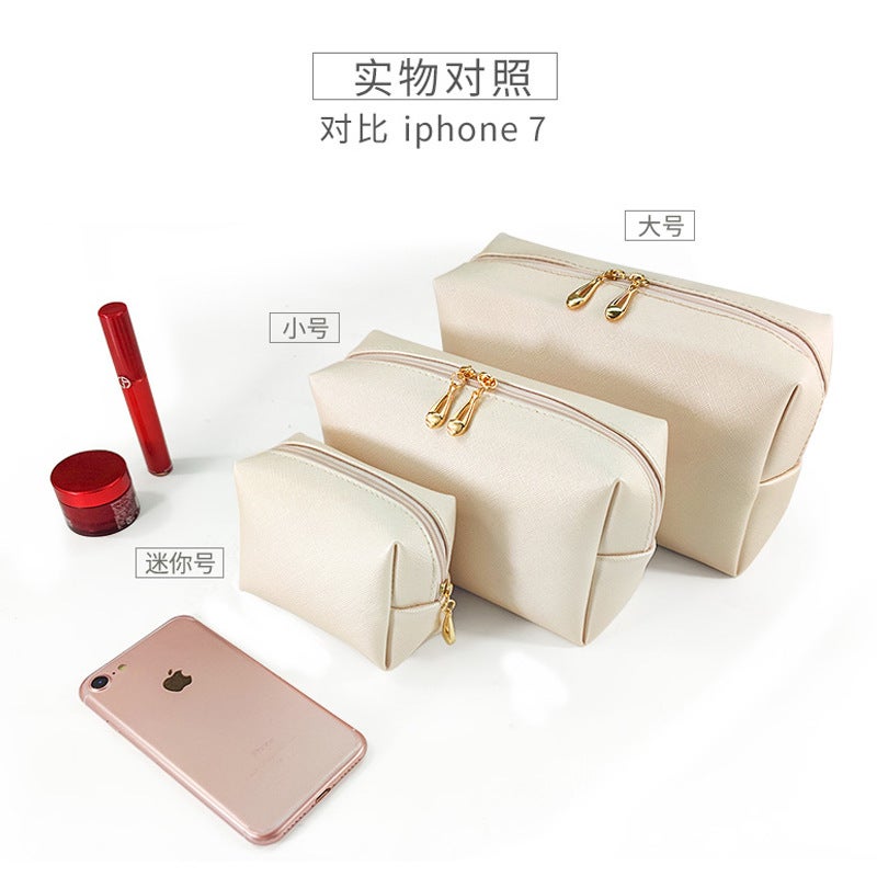general Portable PU Waterproof Makeup Bag for Travel and Daily Use - Image 4
