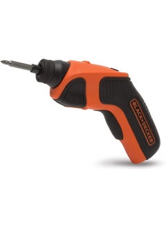 BLACK+DECKER 3.6V 1.5Ah Li Ion 5Nm Cordless Electric Screwdriver With Forward Reverse Function With 2 Screwdriver Bits Orange Black Cs3651Lc 2 Years  - Image 1