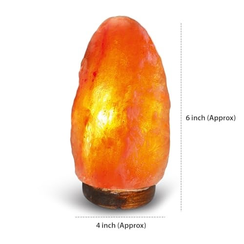 Crystu Natural Himalayan Rock Salt Lamp for Positive Energy, Vastu, Healing and Peace, Harmony, Purification, Best Wellness for Gifting Option - Image 5