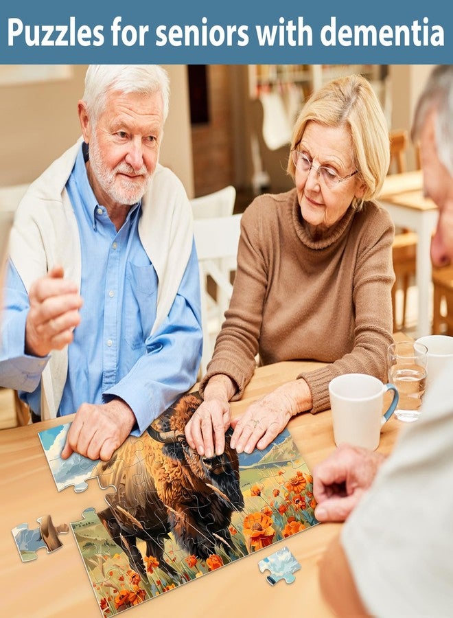 Biarek 6 Pack 36 Piece Large Jigsaw Puzzle for Seniors Puzzles Dementia Alzheimer's Products and Activities for Elderly Adults Alzheimer's Puzzles Easy Memory Games Gift for Seniors Patients in Nursing Home - Image 5