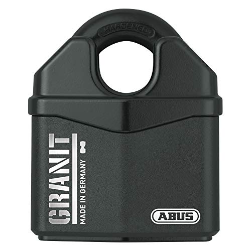 Abus قفل بادئ ABUS Granit 37RK/80 SZP المتميز لأعلى المتطلبات، حماية زائدة للجزء المعدني، مستوى أمان 10، يشمل 2 مفتاح وبطاقة أمان، أسود، 79172، 80 مم - Image 5