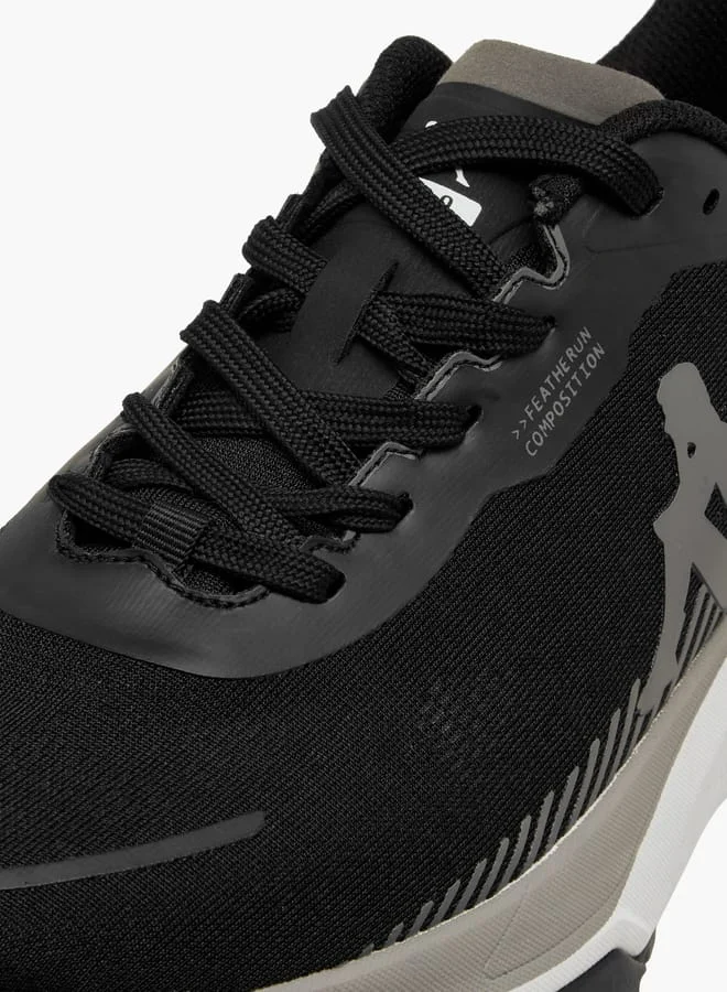 Kappa Men's Lace-Up Sports Shoes with Pull Tabs