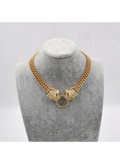 نيبمينينت Qingdao Jewelry Small Fragrance Fashion Leopard Short Necklace Neck Chain Accessories Clavicle 