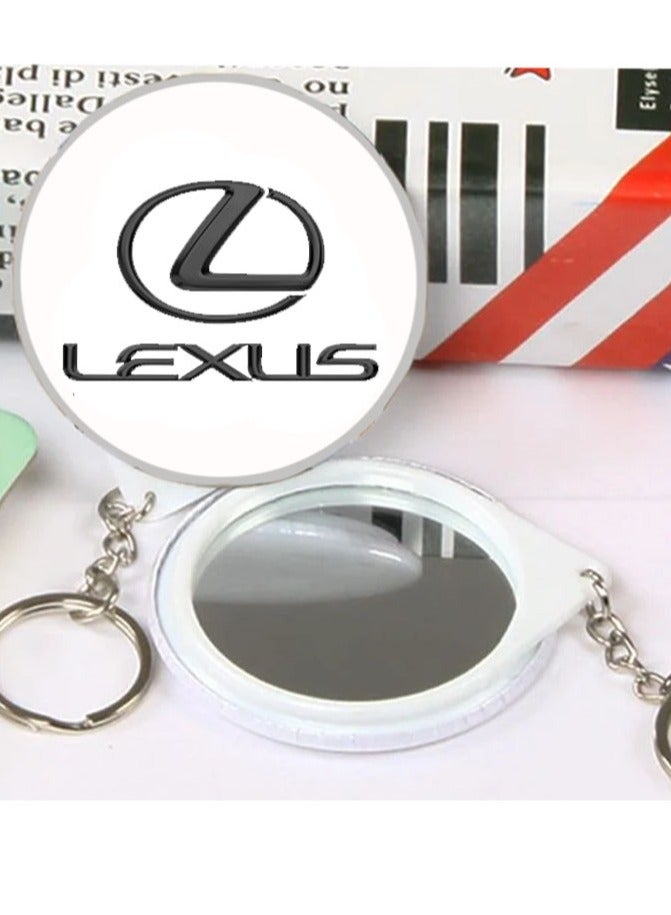 ليكساس سلسلة مفاتيح بتصميم سيارة لكزس أنيقة وحديثة إكسسوار سيارة رائع وهدية جميلة
