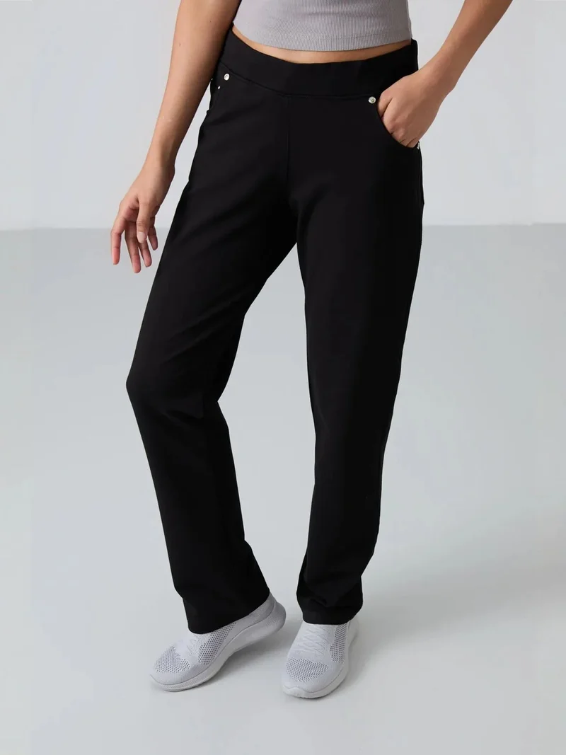 تومي لايف TOMMY Women’s Relaxed Straight-Leg Sweatpants