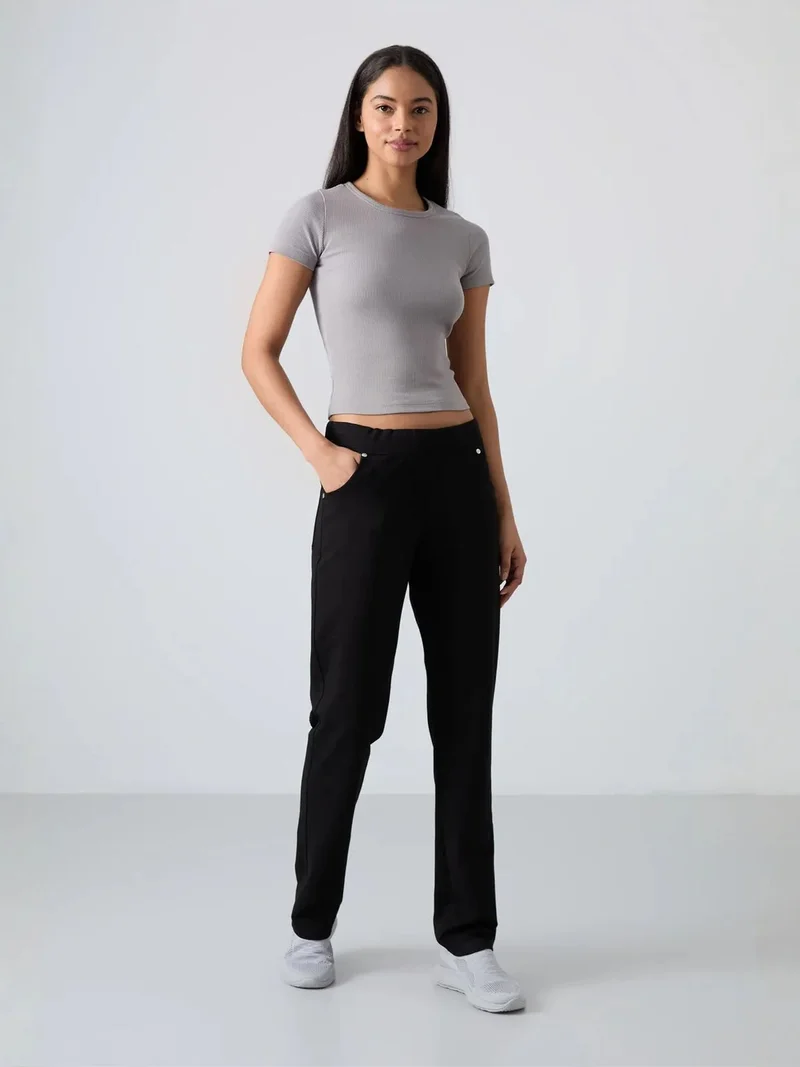 تومي لايف TOMMY Women’s Relaxed Straight-Leg Sweatpants