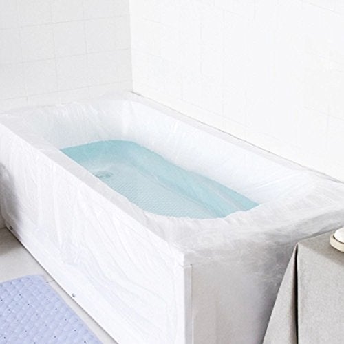 WANPOOL Disposable Individual Bathtub Bag Film for Traveling/Hotel/Household/Salon (86x47 Inch) 8 Pieces - Image 3
