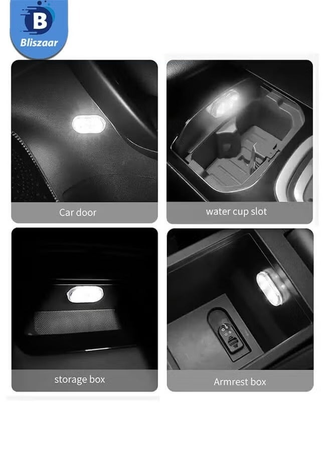 Car Interior Lights Wireless LED - USB Chargeable Ceiling Lamp, Hand Reading Light & Door Light For Night Time Illumination - Image 5