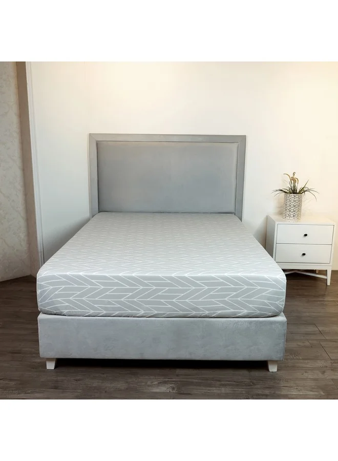 Home Box Malta Centrum Printed Cotton King Flat Sheet 260 x 240 cm