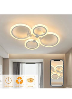 Comely Modern LED Ceiling Light, 4-Head Ceiling Light Fixture, Warm Light Ceiling Lamp  - Image 4