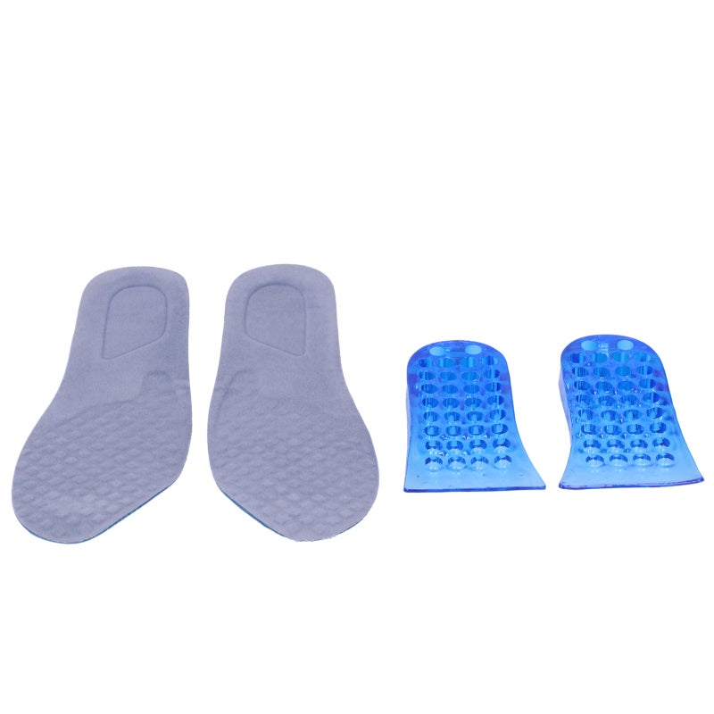 Heightening Insole Lint + TPR Material - Detachable Buckle Design Height Increase Insole for Men Women Home Outdoor Daily Wear - Image 3