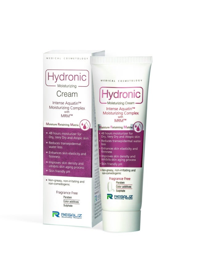REGALIZ Hydronic Moisturizing Cream: Intense Hydration for Dry Skin,50 grms - Image 1