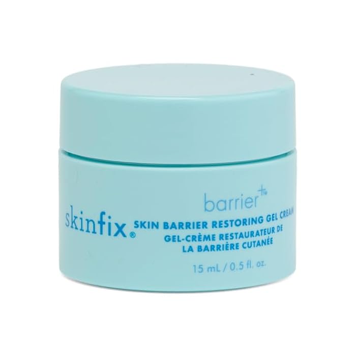 Skinfix Barrier+ Skin Barrier Restoring Gel Cream Mini - 0.5 oz - Hydrating Face Cream for Dry Skin - Strengthens, Visibly Plumps & Firms - Non-Comedogenic - Fragrance Free - Vegan, Cruelty Free - Image 1