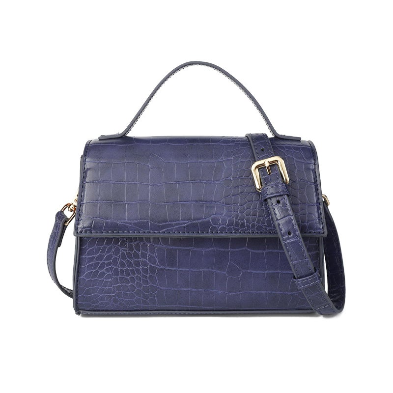 Gladdon Small Crossbody Purse for Women Trendy Ladies Top Handle Shoulder Bags Blue - Image 1