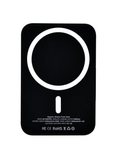 iSAFE Magnetic Wireless Power Bank 5000Mah Black Isafe  - Image 1