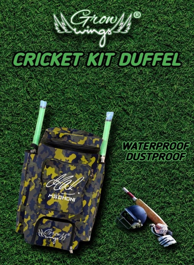 Grow wings Cricket Kit Duffel (Yellow) - Image 3
