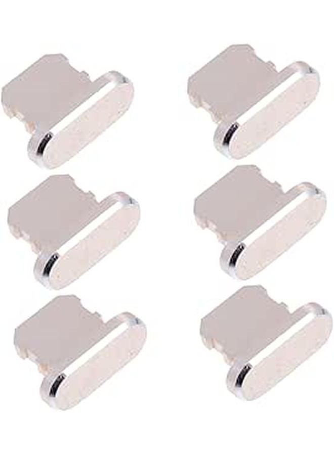 6pcs USB C Port Cleaner Dust Plugs Protector Caps for Phone Charging Port Black - Image 1